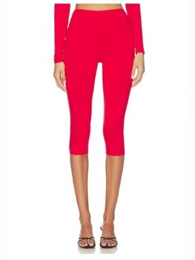 AFRM Bright Red Cropped Ponte Capri Pants-ONLY WORN ONCE